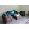 Hot sales Water Hyacinth Large Living Sofa Indoor Home Furniture WAIS-223